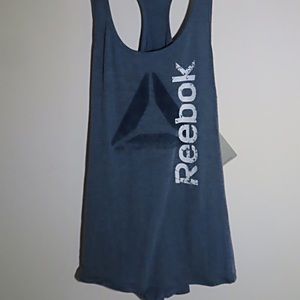 Track back blue Reebok tank